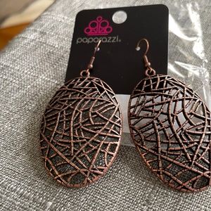 Bronze style earrings